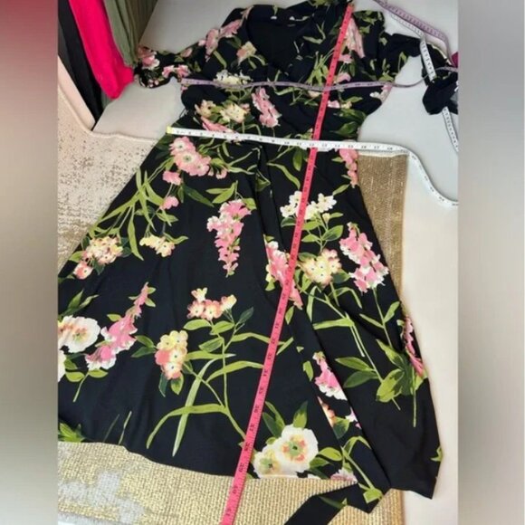 Sz 12 Tommy Hilfiger Long Sleeve Wrap Dress - Picture 8 of 10